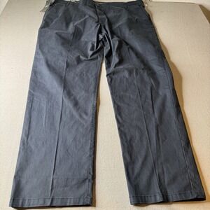 Lee Extreme Motion Regular Straight Fit Mens Pant Navy Flat Front 48x34 NWT